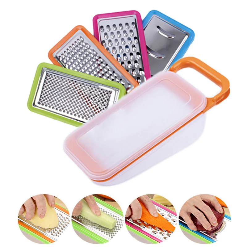 

4 In 1 Vegetable Cutter Grater High Quality Kitchen Gadgets Fruit Vegetable Tools Potato Cutter Multifunctional Grater Slicer