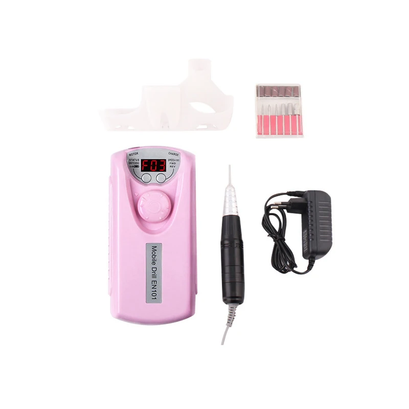 

EUSCI Nail Drill Manicure Machine 30000Rpm Portable Rechargeable Pedicure Strong Polishing Electric Machine For Manicure Nail To