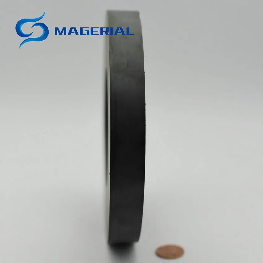 Ферритовое магнитное кольцо OD 156x80x20 мм 6 дюймов Garge круглые C8 керамические магниты для DIY громкий динамик звуковая коробка доска сабвуфер сильный Mag
