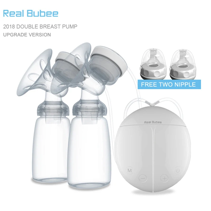 New-Upgrade-version-Double-electric-breast-pumps-Free-two-Nipple-Powerful-Suction-DIY-USB-breast-pump (3)