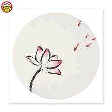 Картина по номерам художественная краска по номеру Лотос красный карп цифровая краска ing гостиная декоративная живопись для комнаты как утка Рыба плавать в