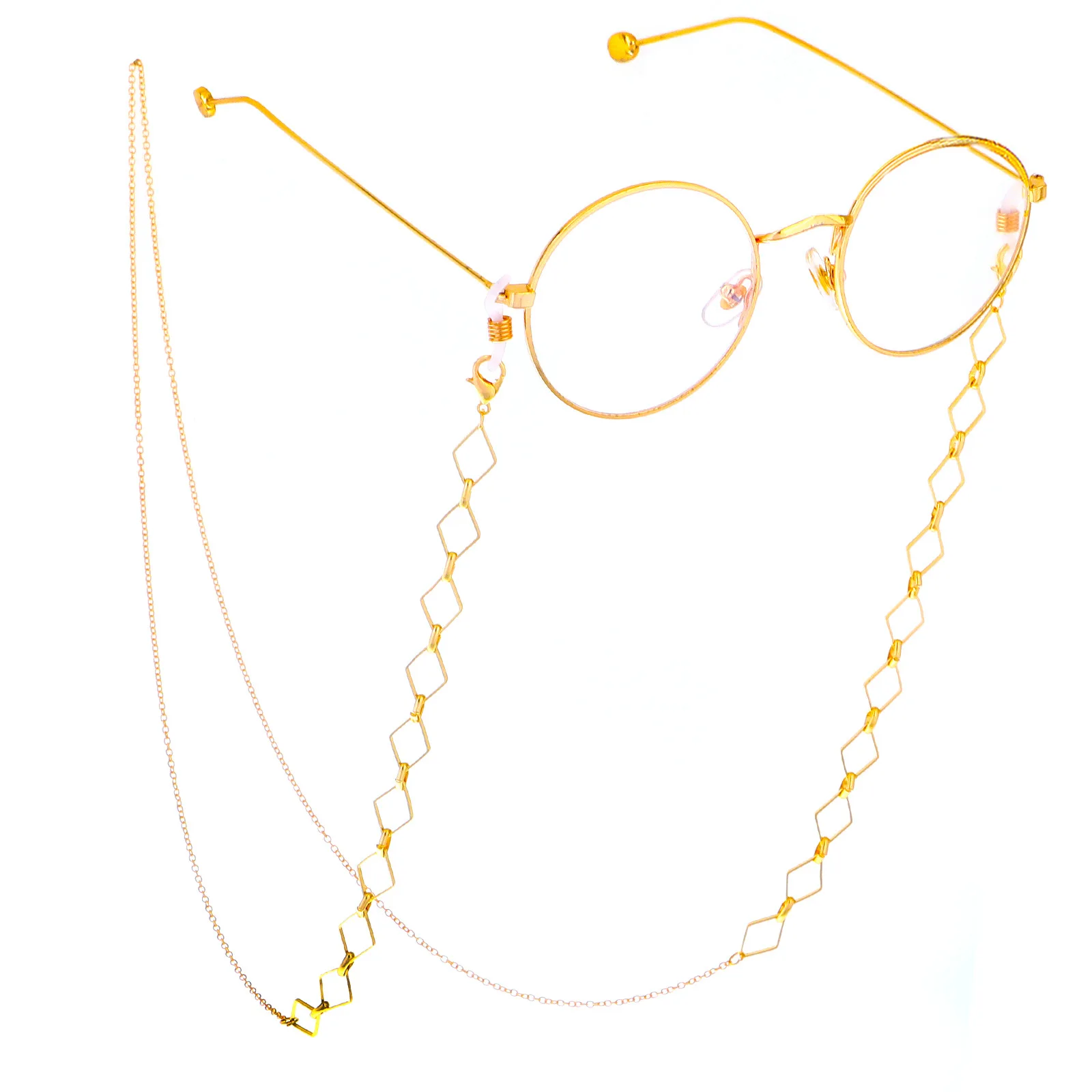 

Gold Eyeglass Chains Sunglasses Reading Anti-skid Spectacle Chain Eyewears Cord Holder Lanyard Necklace For Women Men