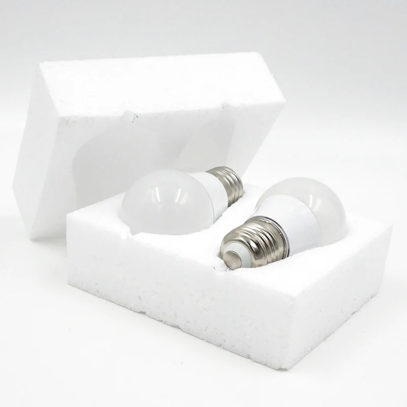 8 piezas LED Lampada AC220V bombilla de luz E27 E14 bombilla LED 18 W 15 W 12 W 9 W 7 W 5 W 3 W Chip inteligente IC iluminación interior de la ampolla de la Bombilla de la lámpara