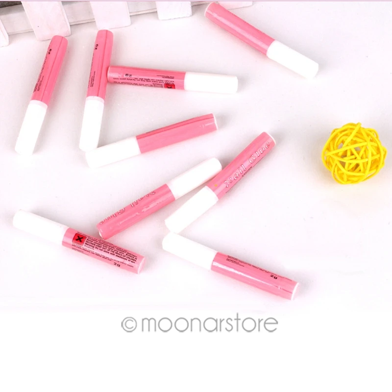 

5pcs Mini Beauty Nail Glue False Art Decorate Tips Beauty Professional Acrylic Glue Nail Accessories High Quality Nail Glue