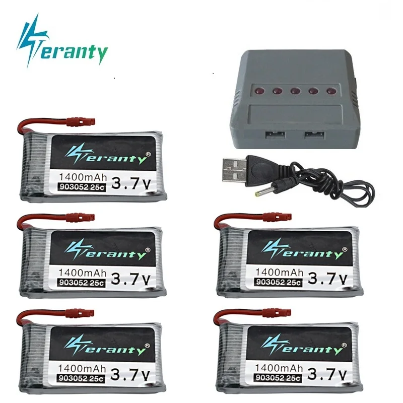 1400mAh 3 7 v lipo батарея для SYMA X5 X5S X5C X5SC X5SH X5SW M18 H5P HQ898B HQ859B H11D H11C T64 T04 T05 F28 F29 T56 T57 зарядное