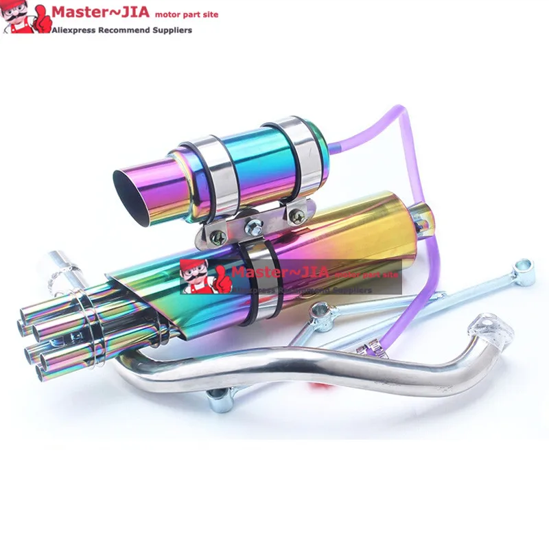 JIA Motor GY6 125 150 Chinese Scooter Exhaust 157qmj 152qmi engine