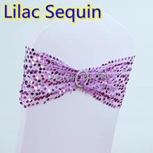 Сиреневый фиолетовый цвет to be bride створки с пряжкой для стульев кружева с пайетками лайкра Группа спандекс стул створки галстук-бабочка распродажа