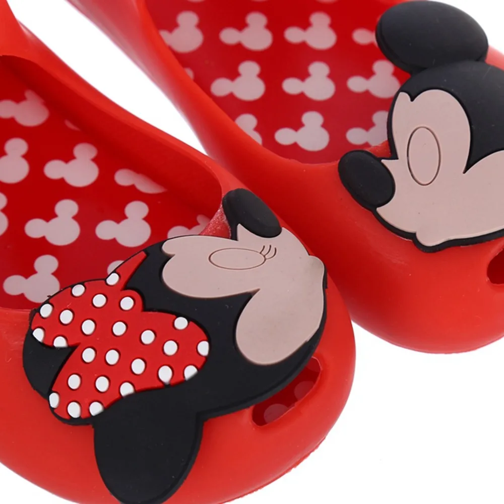 Обувь Melissa Mickey& Minnie детские сандалии для девочек прозрачная обувь Детские милые сандалии для маленьких девочек 14,5-17 см