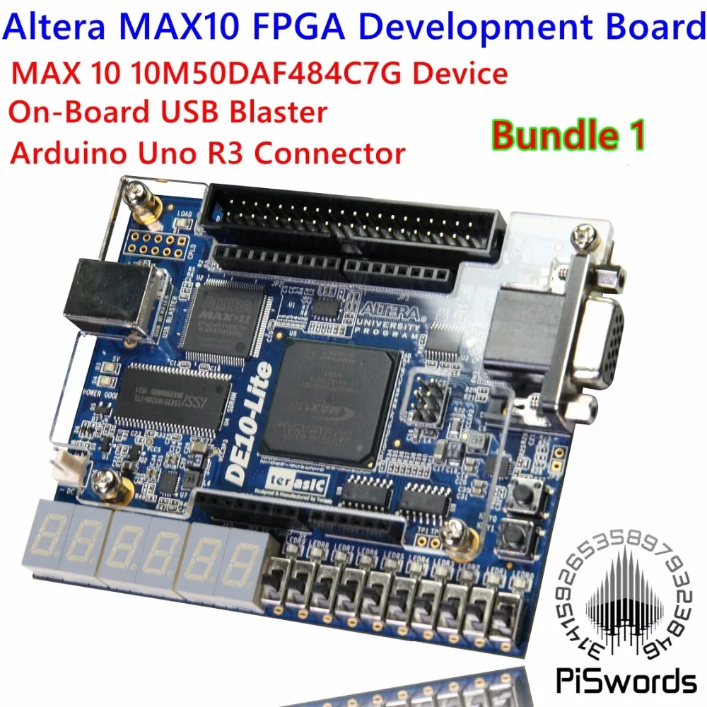 Altera MAX 10 FPGA макетная плата логическая IC 10M50DAF484C7G DE10-LITE инструменты разработки MAX10 с Arduino Uno R3 разъем