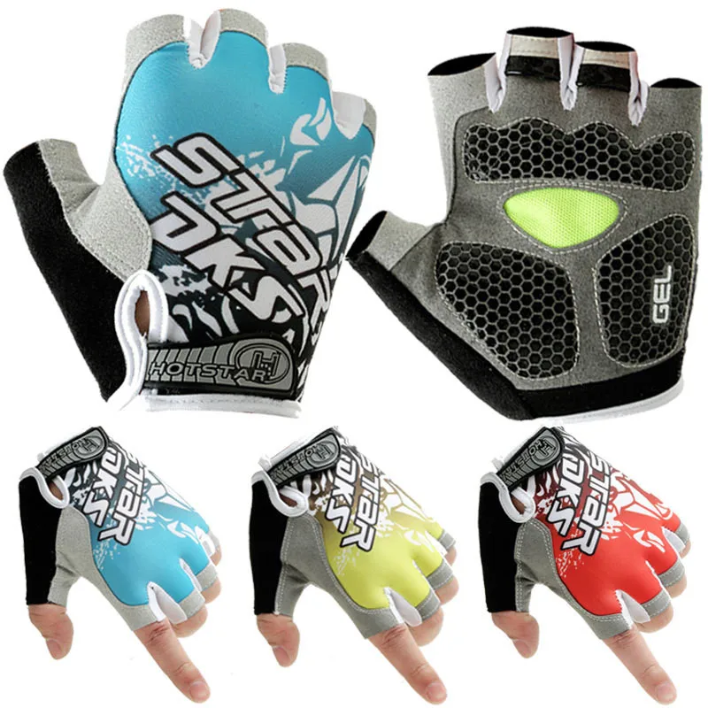 Men Women s Sports 3D Gel Padded Anti Slip Gloves Gym font b Fitness b font