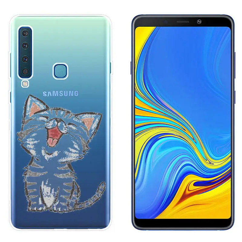 Arvin TPU Case for A750 A6 A8 2018 A520 Fundas Smart Back Phone Cover for A5 A7 A6 A8 Plus Samsung Galaxy A9 2018 Clear Silicong (9)