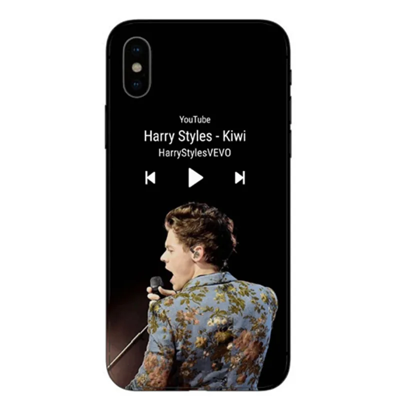 Чехлы для телефонов Tatuagens do One Direction Harry Styles para Coque для iphone 5, 6, 7, 8 Plus, X, мягкий чехол из ТПУ, прозрачный чехол - Цвет: TPU