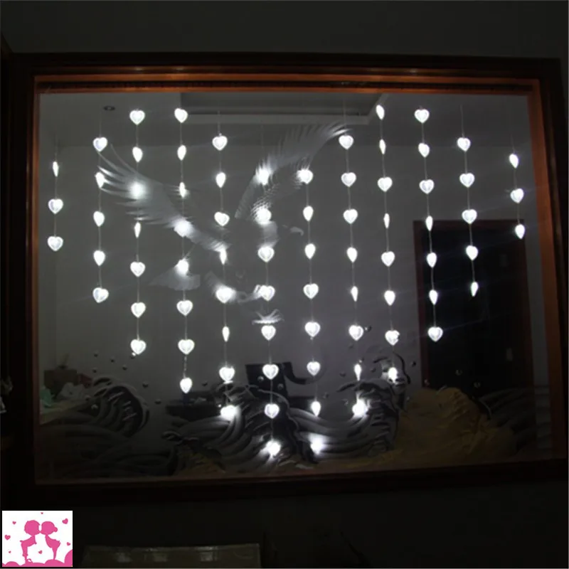 

free shipping 2m x 1m LED Light Drape Lights for Party Decoration Wedding Curtain Light free shipping