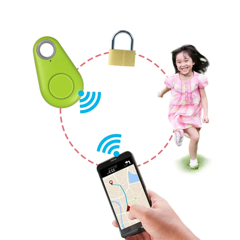 Умный мини GPS трекер для домашних животных Водонепроницаемый Bluetooth собак кошек