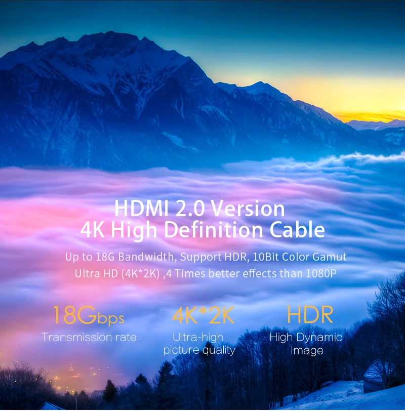  HDMI Cable 4K 60Hz Fiber Optic HDMI Cable 2.0 HDR (2)