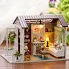 Dollhouse Diy 3D Casa De Boneca Miniature Maison de Poupée Modèle Kits de Construction En Bois Meubles Jouets Cadeaux D'anniversaire Heureux Fois Z008 ► Photo 1/6