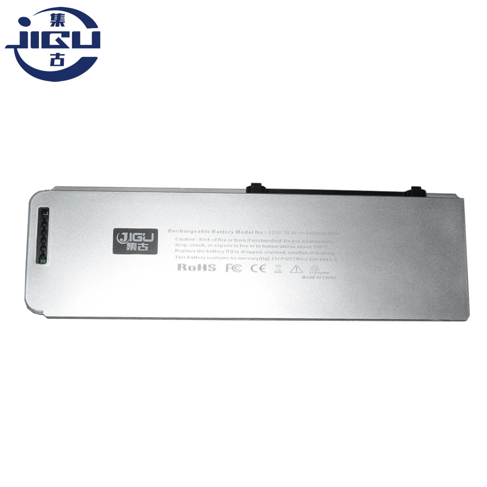 JIGU Silver Laptop Battery For APPLE MacBook Pro 15" A1286 (2008 Version) A1281 MB772 MB772*/A MB772J/A MB772LL/A 48WH 10.8V |