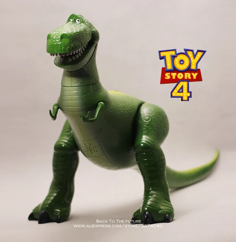 Disciplina Marina heroico Disney figuras de acción de Toy Story 4 Rex, modelo de dinosaurio verde  parlante en PVC de 30cm, mini muñecas para niños, regalo|Figuras de acción|  - AliExpress