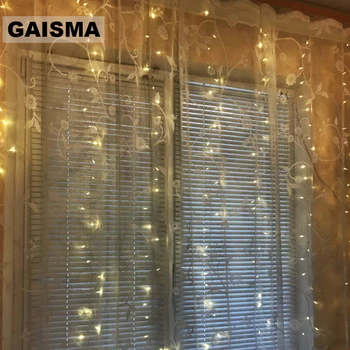 

3M x 3M LED Curtain Lights Garland Wedding Decorations Bedroom Christmas Fairy Lights Party Home New Year Holiday Lighting