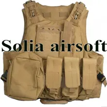 Тактическая проволочная сталь Молл пластина Перевозчик охотничья жилетка проволока-сталь-в песке