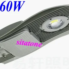 10 шт./лот AC85-265V IP65, 50 Вт, 60 Вт светодиодный уличный свет 130-140LM/Вт Светодиодный драйвер внутри Гарантия 2 года