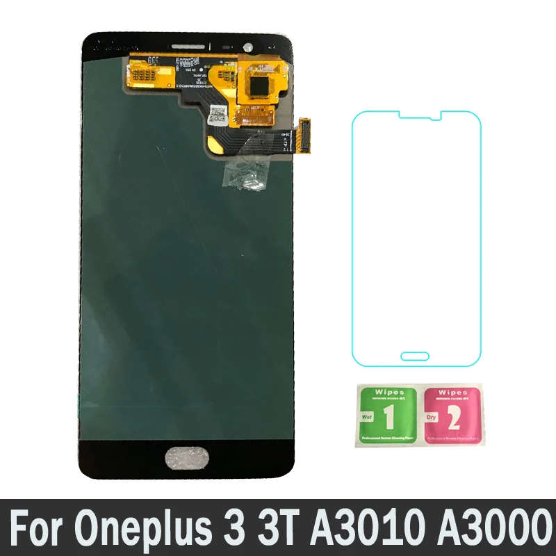 

Great Quality LCD For Oneplus 3 3T Three A3000 A3003 A3010 Lcds NEW Display Touch Screen Digitizer Replacement Parts Assembly