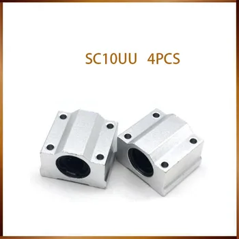 

sc10uu free Shipping 4pcs SC10UU SCS10UU Linear motion ball bearings slide block bushing for 10mm linear shaft guide rail
