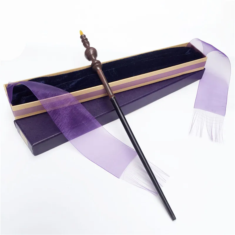 Новое поступление металлический Железный сердечник Bellatrix Lestrange палочка hp Волшебная волшебная палочка элегантная лента подарочная упаковка - Цвет: Mg