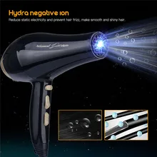 RIWA 2000 Вт Профессиональный салонный фен для волос, быстрая сушка, выдув отрицательных ионов, фен для волос с насадкой, концентратор, диффузор