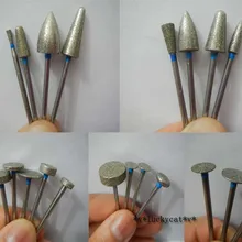 20 шт./компл. стоматологическое лабораторное Ассорти алмазных боров(мукомолы Зубные сверла ювелиров 2,35 мм