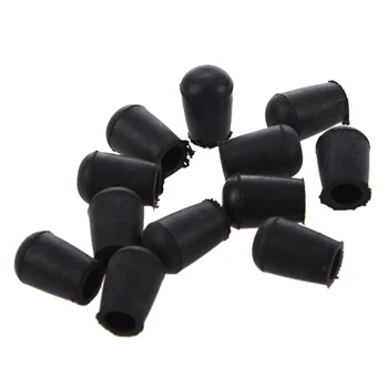 

12 pcs 8mm inner diameter round rubber Furniture Tabletop Holder Protector