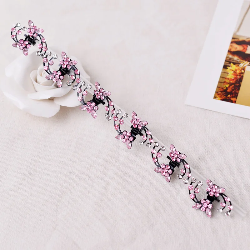 

6Pcs/Pack Kids Hair Claws Mini Headwear Rhinestone Butterfly Hair Clips Flower Hairpins Girls Hair Accessories