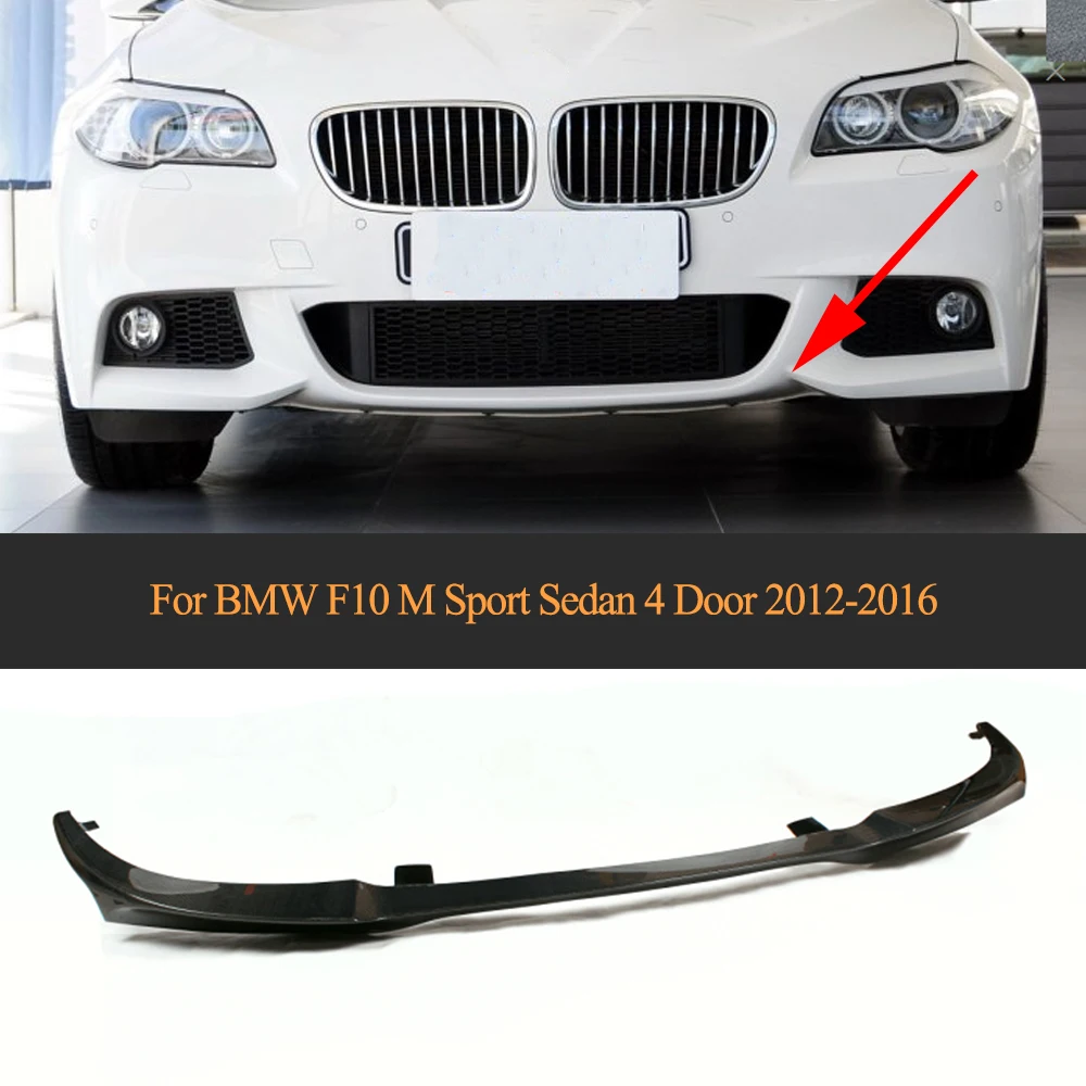Спойлер для переднего бампера из углеродного волокна BMW F10 M Sport 528i 530i 535i 550i Sedan 4