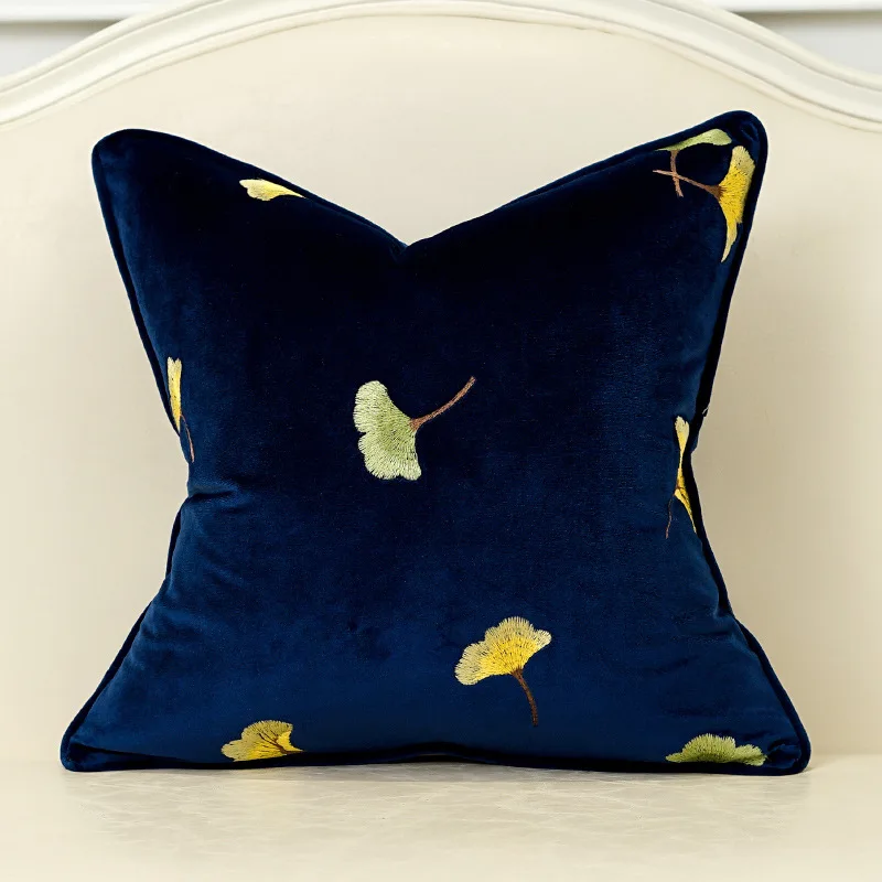 Нордическая легкая Роскошная бархатная декоративная подушка кровать офисная поясная наволочка, Чехол на подушку наволочка - Цвет: 4
