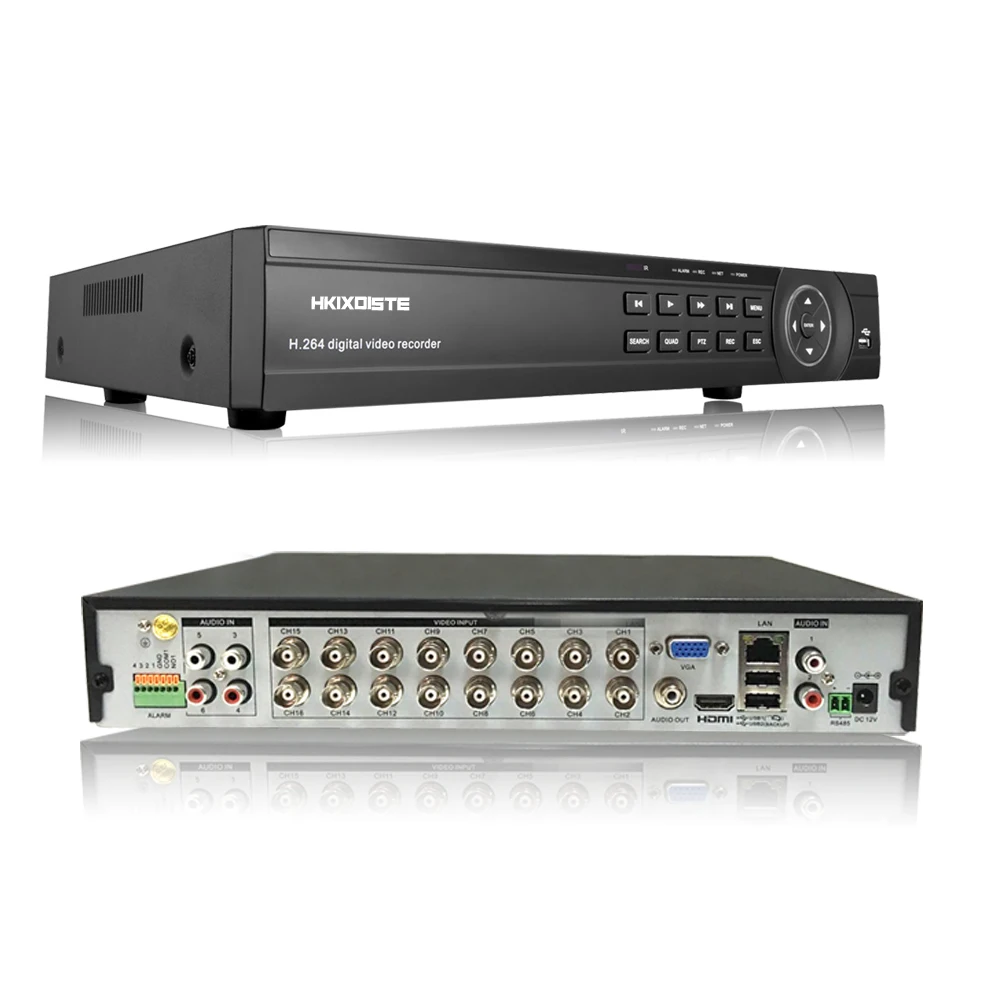 Harga Seksi 16CH AHD DVR 1080 P 1080N AHD N H CCTV Perekam Kamera Jaringan ONVIF 16 Channel IP NVR 1080 P 6CH Masukan Audio Multi Bahasa