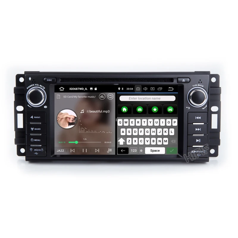 Cheap 8Core 4G+64G Android9.0 Car DVD for Jeep Cherokee 2009 2008 2010 Wrangler car stereo for Dodge radio for Chrysler 5