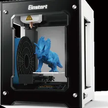 Блестящий 3D настольный 3D-принтер EinStart-S с 1 Красной PLA ABS катушкой