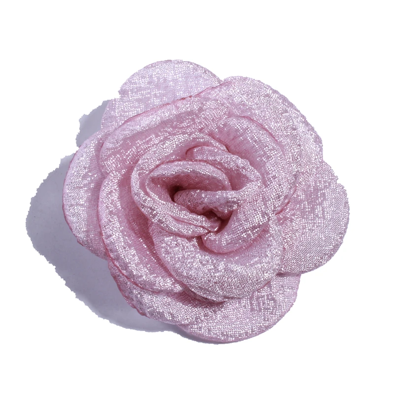 50 шт. 5,5 см искусственный атлас опаленный Пион цветок Шпилька заколка для волос для одежды и головных уборов DIY аксессуары для подруги U