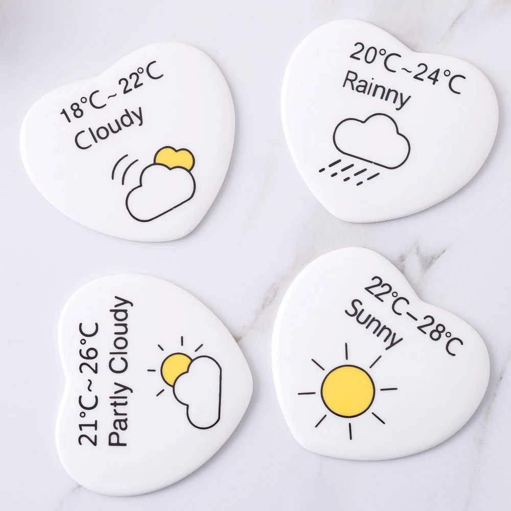 

Fridge Magnets Ceramic Heart Shaped Cartoon Pattern Whiteboard Magnet Souvenir For Refrigerators for Kid Gift Home Decoration