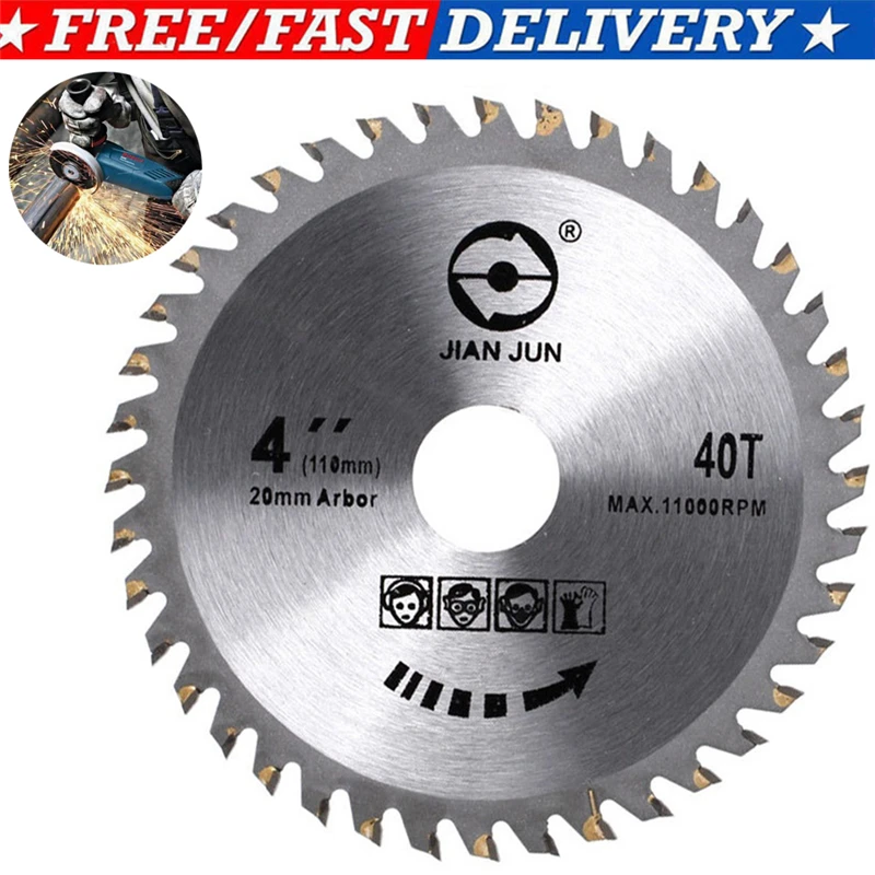 

Saw Blade Disc For Angle Grinder Wood Cutting Discs Circular 40 Teeth 110mm Hot