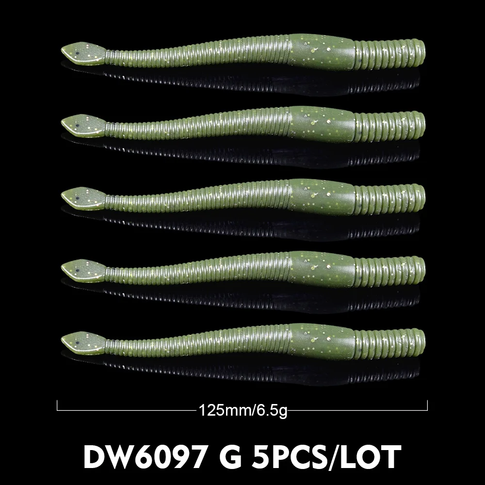 5 шт. Shad мягкие приманки силиконовые Джиги дождевые черви бас Swimbait Воблеры