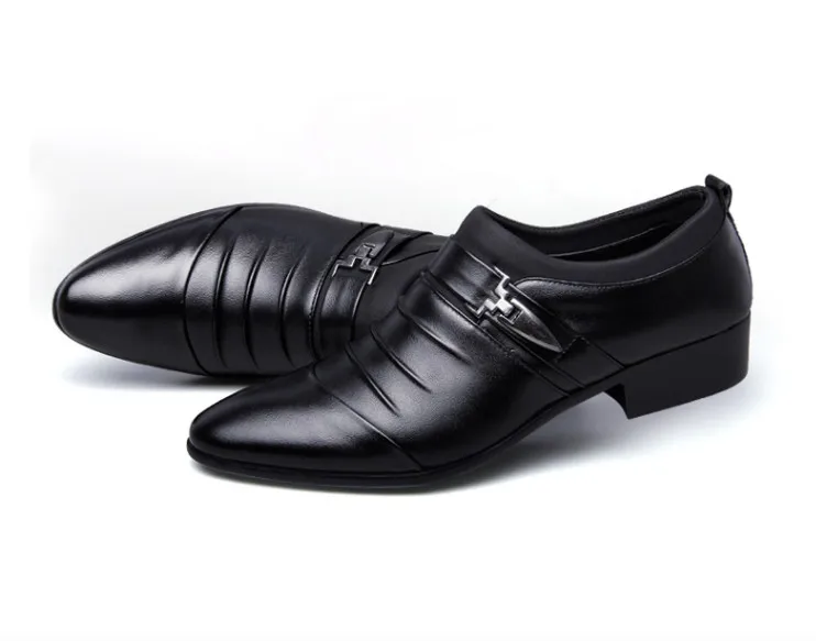 White Hollow brown Creux hole Hommes Tendance hole Black Chaussures Black L'angleterre Richelieus D'affaires La Version Robe Brown Cuir De white En Casual Hollow D'été Masculine Noir xFSxwpT1q