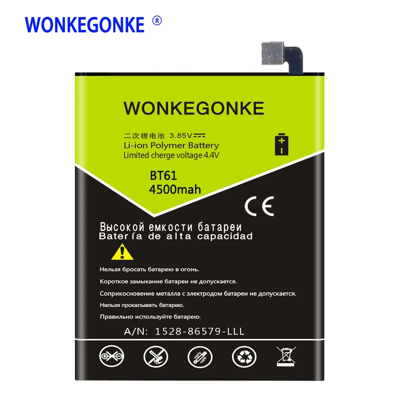 

WONKEGONKE BT61 The international version battery for meizu M3 note pro L681H L681 bt61 Batteries Bateria