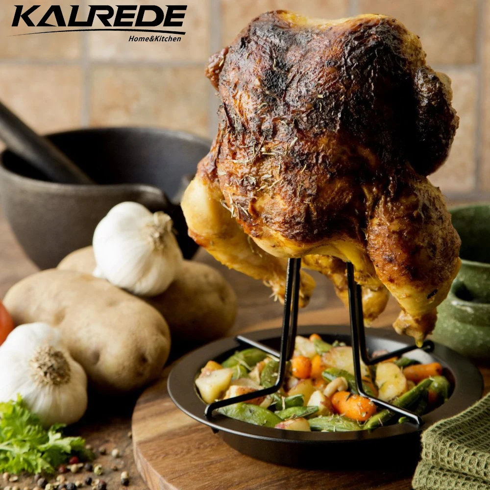 Kalrede Stainless Steel Beer Can Chicken Roaster BBQ toolbeer chicken