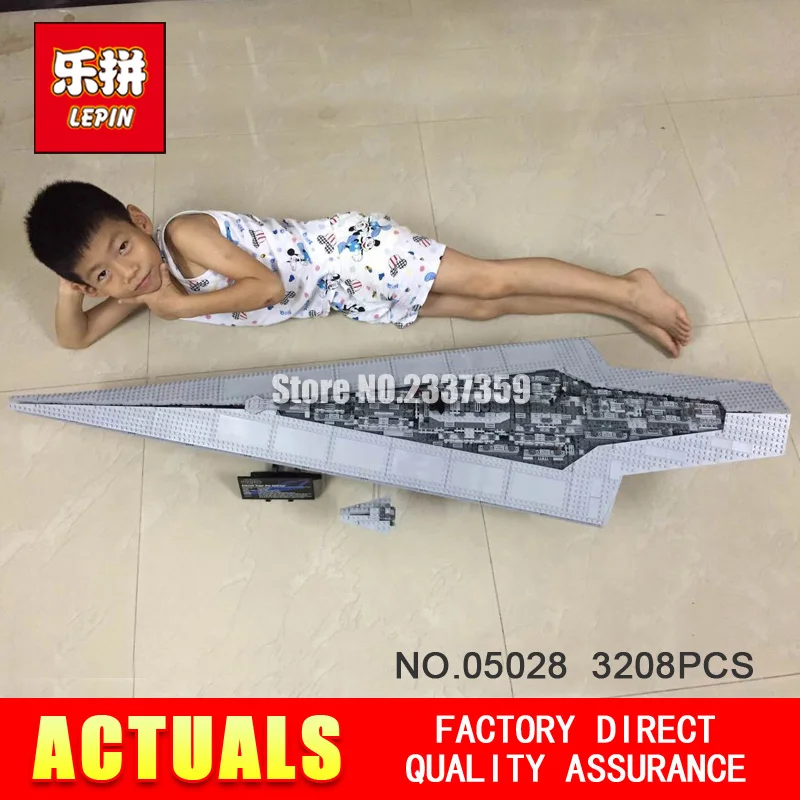 

New LEPIN 05028 3208Pcs Toy Execytor Super Star Destroyer Model Building Kit Block Brick Compatible 10221 Boy Gifts WARS