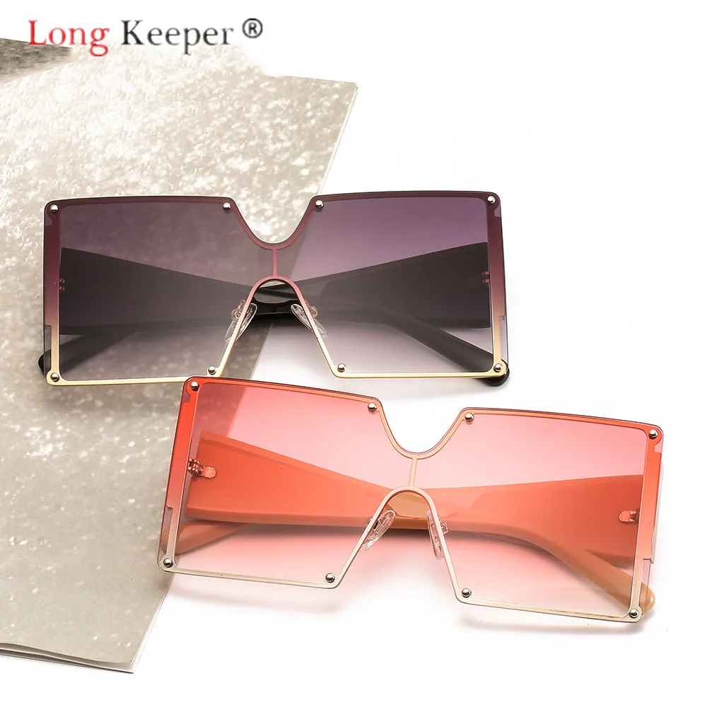 Длинные хранительские солнцезащитные очки для женщин и мужчин зеркальные Квадратные Солнцезащитные колпачки для очков PC Рамка большие