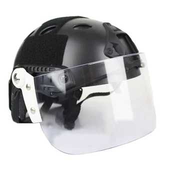 

Special Lens for Outdoor FAST Tactical Helmet Vintage Durable Windscreen Anti Riot Lens CS Face Protection Lens
