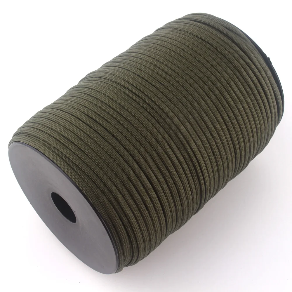 100 m مكبات Paracord 550 حبل 7 ستراند Paracord في الهواء الطلق معدات التخييم بقاء الطوارئ