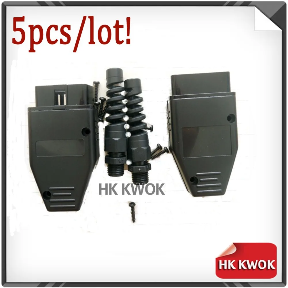 KWOKKER 2016 OBD OBD2 OBDII EOBD JOB ODB 2 ODBII EOBD2 OBD11 J1962 штекер адаптера проводка 5 шт. Бесплатная