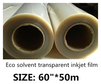 

60"*50m Waterproof Transparency Eco solvent Inkjet Plate Making Film for Positive Screen Printing 100mic